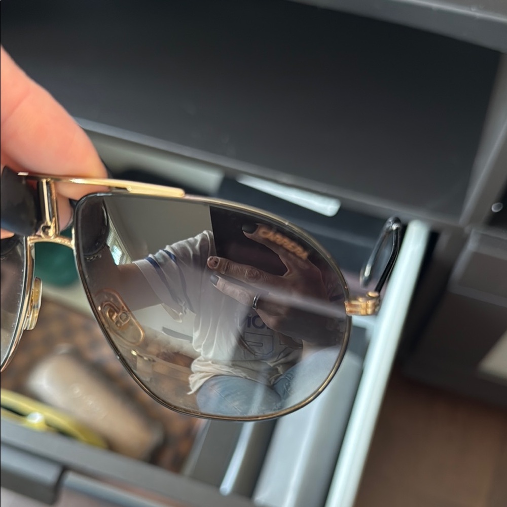 Carrera Gold Frame Sunglasses with Dark Lenses - Picture 5 of 5